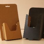 Die Cut & Roller Coated Brochure Stands - A4 or A5 (GOLD & BLACK)