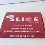 12 Inch Pizza Box - White Board with Full Cover Red Print 